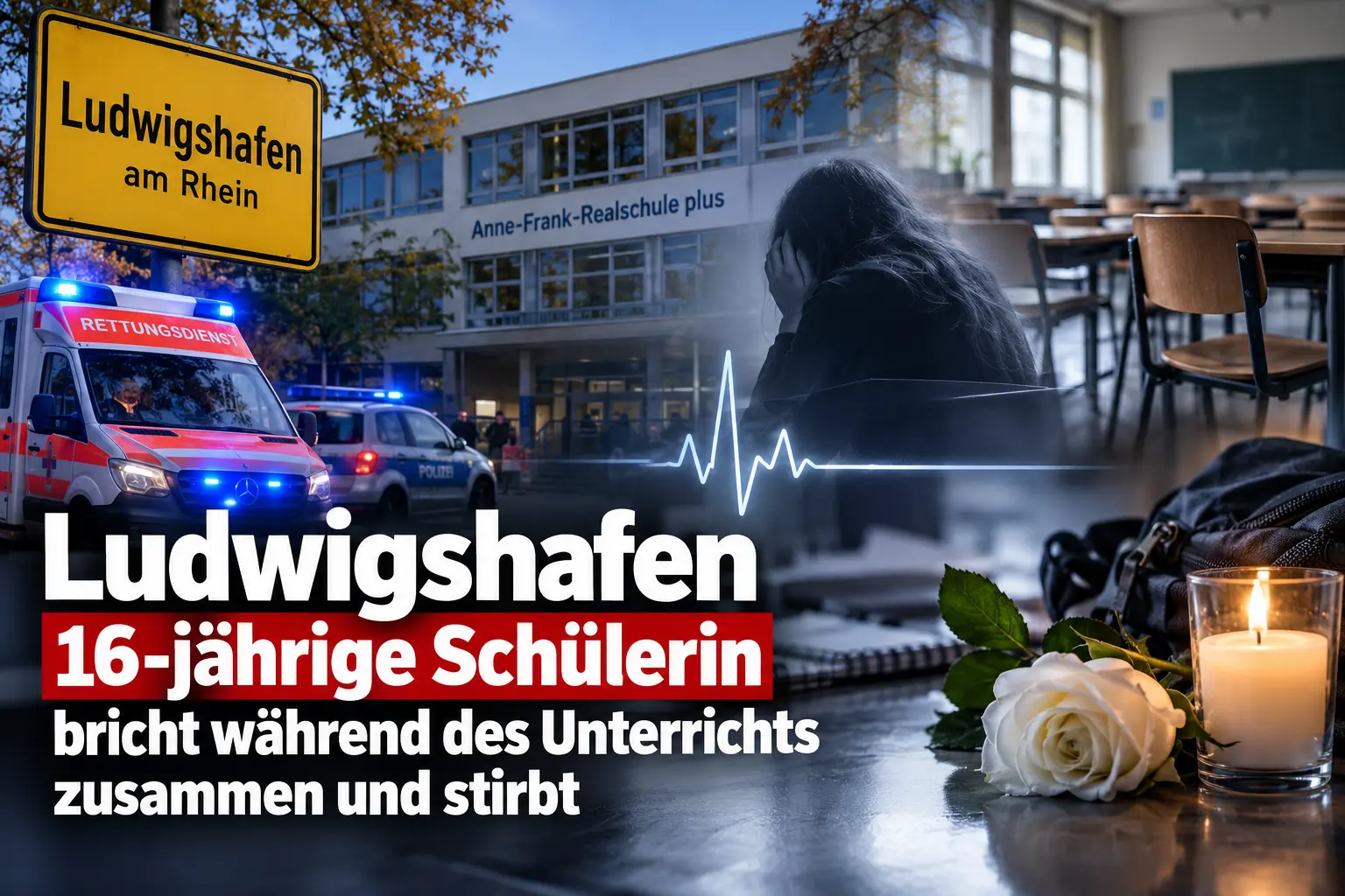 16-Jährige bricht zusammen und stirbt
